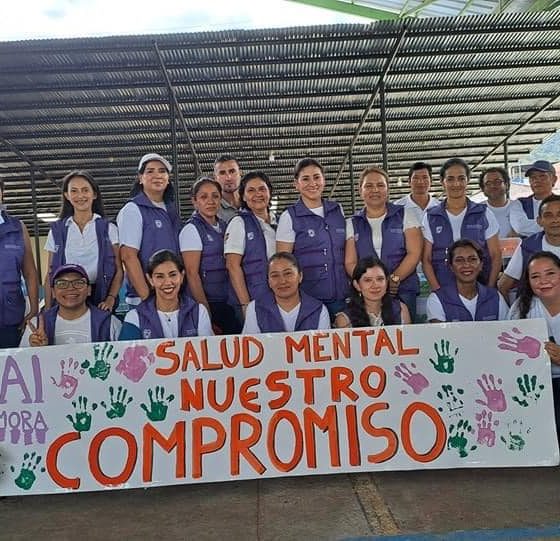 Distrito 19D01 del Ministerio de Salud Pública lidera Feria Interinstitucional de Salud Mental en Zamora